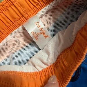 Boy’s color block 5T swim trunks